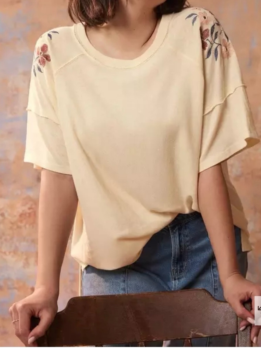 torrid Festi Relaxed Embroidered Tee - Picture 8 of 8